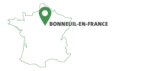 Map Bonneuil-en-France