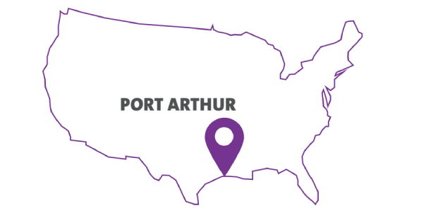 Map Port Arthur