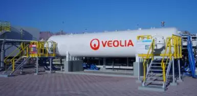 Large Cylinder containing membranes for reverse osmosis water filtration: The Veolia Barrel technology