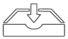 Icon pictogramme téléchargement download